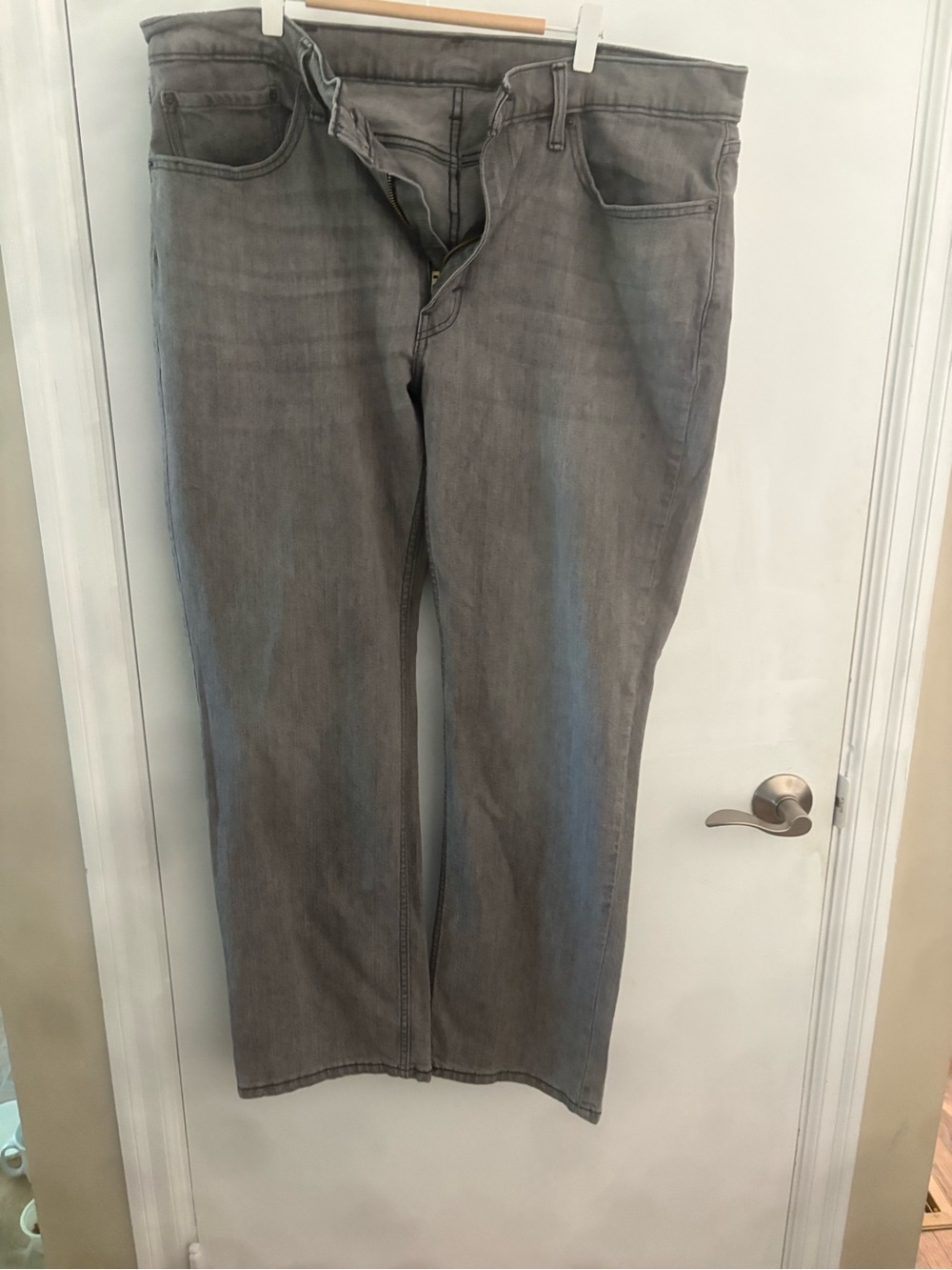 Levis 514 Men's Grey Jeans 38 x 32